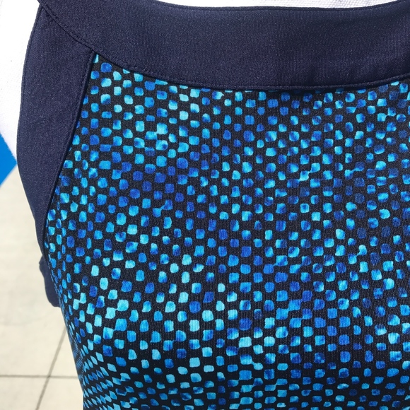 Women's Blue Polka Dot Dress - Picture 2 of 5